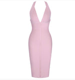 Jalessa - Pink Bandage Dress