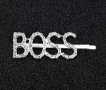 BOSS - RHINESTONE HAIR CLIP