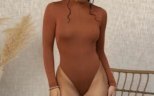 Brown Bodysuit