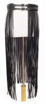 GOTHIC LEATHER FRINGE BELT