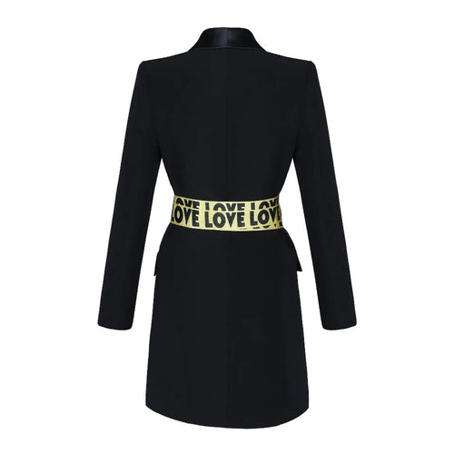 Caution Love - Blazer Dress