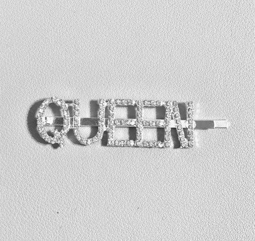 QUEEN RHINESTONE HAIR CLIP