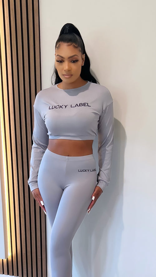 Lucky Two Piece Long Sleeve Leggings Set