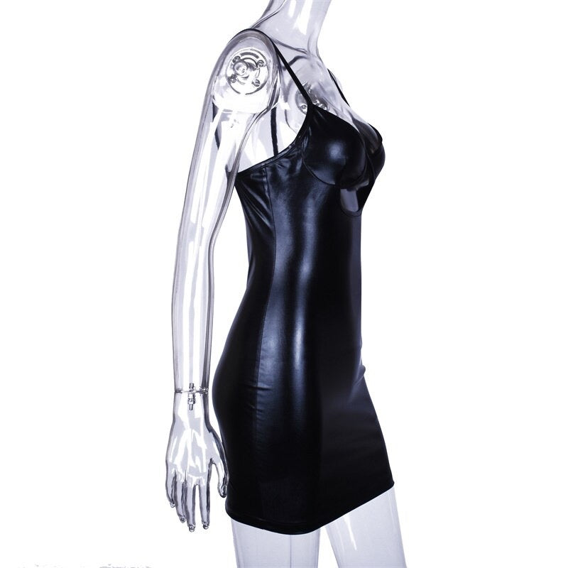 Felicia - Latex Mini Dress