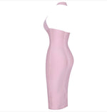 Jalessa - Pink Bandage Dress