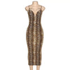 Micole - Snake Print Maxi Dress