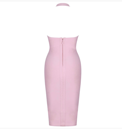 Jalessa - Pink Bandage Dress