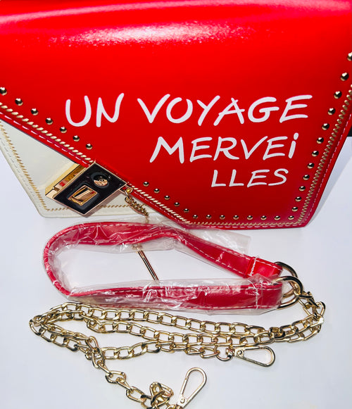 UN VOYAGE MERVEILLES - A TRIP TO WONDERLAND HANDBAG